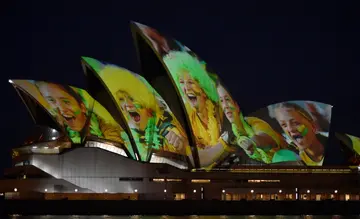 Sydney Opera House lit up in celebration of Australia and New Zealand’s joint bid to host the FIFA Women’s World Cup