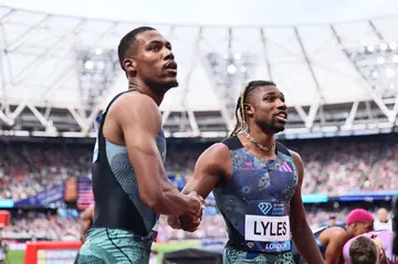 Noah Lyles, Usain Bolt, London Diamond League