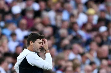 Chelsea boss Mauricio Pochettino feels the strain at West Ham