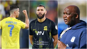 Saudi League, standings, Karim Benzema, Pitso Mosimane, Cristiano Ronaldo