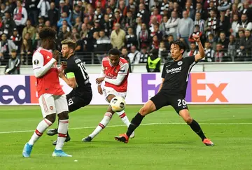 Eintracht Frankfurt vs Arsenal: Willock, Saka score to fire Gunners to victory in Europa League Group F opener