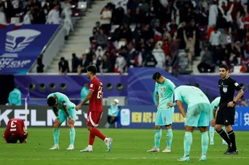 China's players were left demoralised after defeat