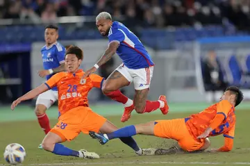 Yokohama F-Marinos and Shandong Taishan contested the second leg of their Asian Champions League quarter-final on Wednesday