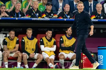 Germany coach Julian Nagelsmann was not pumping the brakes after Friday's 5-1 win over Scotland
