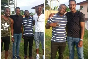 Arsenal star Danny Welbeck enjoys summer holiday with his family in Ghana
