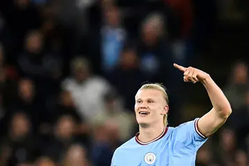 Erling Haaland set a new Premier League record of 35 goals in a season in Man City's 3-0 win over West Ham