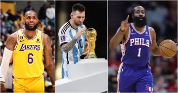 LeBron James, Lionel Messi, James Harden, NBA, 2022 World Cup, Argentina, France, Kylian Mbappe