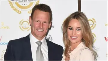 Teddy Sheringham and his wife