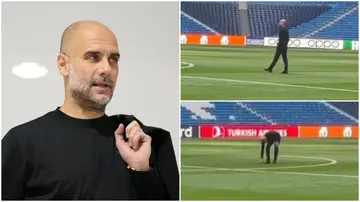 Pep Guardiola, Santiagoe Bernabeu, Manchester City, Champions League