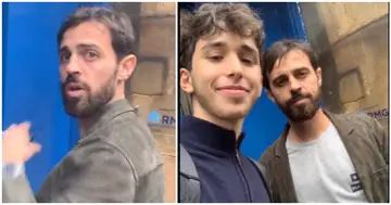 Bernardo Silva, Manchester, Street, Fan, selfie