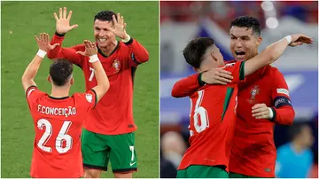 Cristiano Ronaldo, Francisco Conceicao, Portugal, Euro 2024, passion, emotion.
