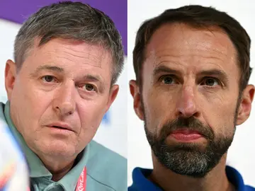 England manager Gareth Southgate (right) and Serbia's Dragan Stojkovic (left) have called on supporters to behave amind fears of hooliganism
