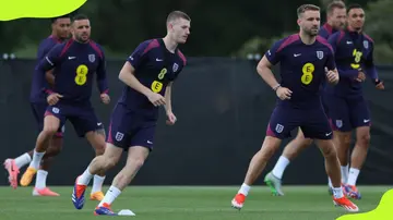 England squad training ahead of Euro 2024