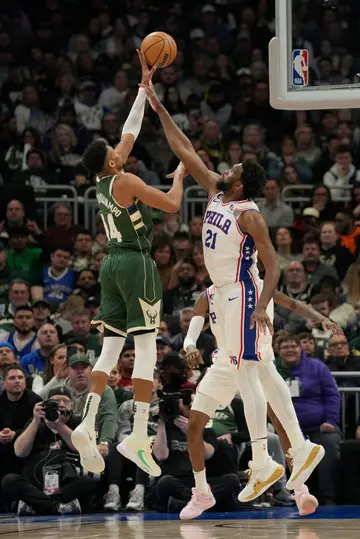 Giannis vs Embiid stats
