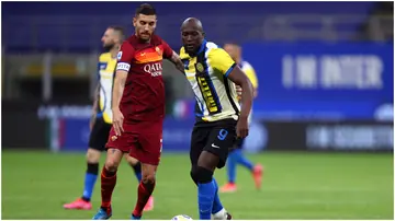 Lorenzo Pellegrini, Romelu Lukaku, AS Roma, Inter Milan, San Siro.