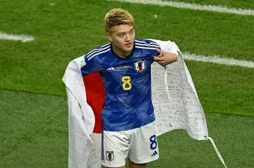 Japan's Ritsu Doan has scored twice after coming on as a substitute at the World Cup