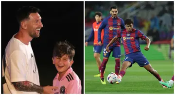 Thiago Messi has named the wonderkid he hope to link up with in the future.