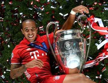 How many Champions League trophies has Thiago Alcântara won?