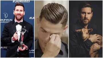 Lionel Messi, GOAT, Cristiano Ronaldo, Laureus