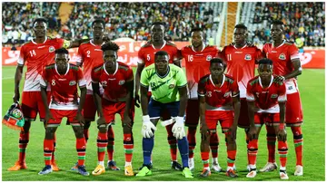 Harambee Stars have moved up 4 places in latest FIFA rankings. Photo: 