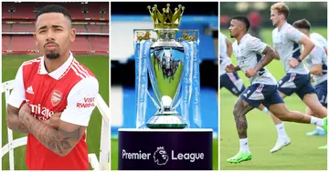 Gabriel Jesus, trophies, Premier League, UEFA Champions League, Arsenal, Manchester City
