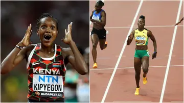 Faith Kipyegon, Shericka Jackson, Yulimar Rojas, Femke Bol, Tigist Assefa