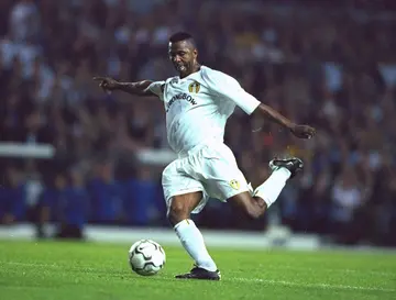 Lucas Radebe is one of three South Africans to have run out in the colours of Leeds United.