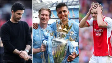 Rodri, Mikel Arteta, Martin Odegaard, Manchester City, Premier League, mentality.