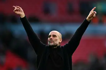 Pep Guardiola's Manchester City are chasing a fourth straight Premier League title