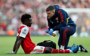 Bukayo Saka is fit for Arsenal and England despite an ankle injury scare