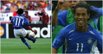 Ronaldinho, England, Brazil, World Cup.