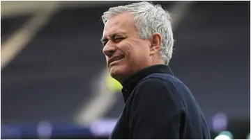  Jose Mourinho arrives prior to the Premier League match between Tottenham Hotspur and Chelsea FC. Photo by Michael Regan.