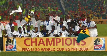 The Black Satellites celebrating the FIFA U-20 World Cup triumph. SOURCE: Twitter/ @FIFAcom