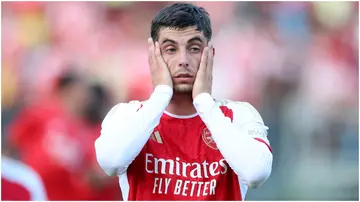 Kai Havertz expresses dismay as Arsenal fans continue to show impatience with his current performances.