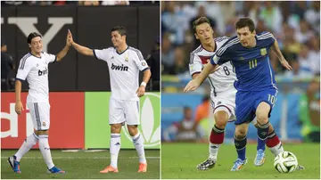 Cristiano Ronaldo, Mesut Ozil, Lionel Messi, Real Madrid, World Cup
