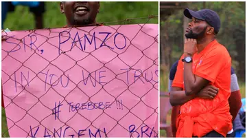 Shabana head coach Sammy 'Pamzo' Omolo. Photo: Shabana FC Kenya. 