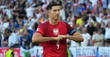 Robert Lewandowski scored from the penalty spot as Poland drew with France in their final group game at Euro 2024.