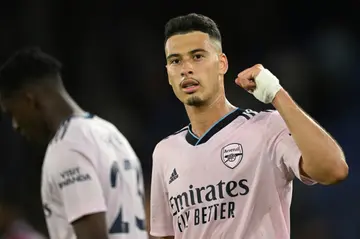 Gabriel Martinelli scored the opening goal of the Premier League season in Arsenal's 2-0 win at Crystal Palace
