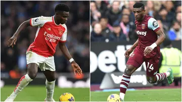 Mohammed Kudus, Bukayo Saka, comparison, Arsenal, West Ham