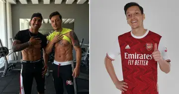 Mesut Ozil has impressed fans with his body transformation since retiring.