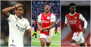 Mohammed Kudus, Bukayo Saka, Rodrygo, Dribblers