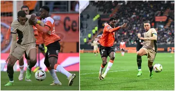 Nathaniel Adjei, Kylian Mbappe, Ghana, Ligue 1, Lorient, PSG.