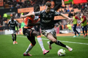 Brest beat Lorient 1-0 on Sunday to move back into second place in Ligue 1