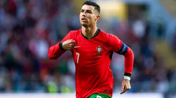 Cristiano Ronaldo, Portugal, UEFA EURO, Euro 2024, Ireland, 130 goals, internationa, men's football, consecutive, record.