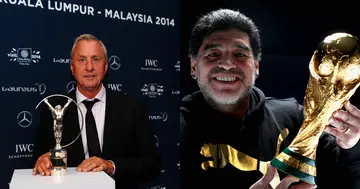 Did Maradona play with Cruyff?