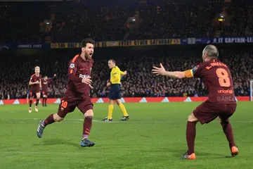 Iniesta and Messi