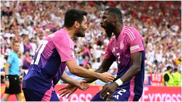 Ilkay Gundogan, Antonio Rudiger, Hungary, Euro 2024, Stuttgart Arena, Germany.