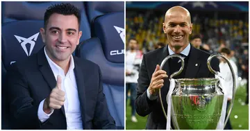 Xavi Hernandez, Zinedine Zidane, Barcelona, Real Madrid