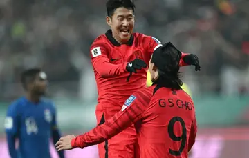 Son Heung-min's South Korea were big winners over Singapore