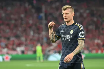 Real Madrid's German midfielder Toni Kroos put on a fine show back at Bayern Munich's Allianz Arena in the 2-2 draw